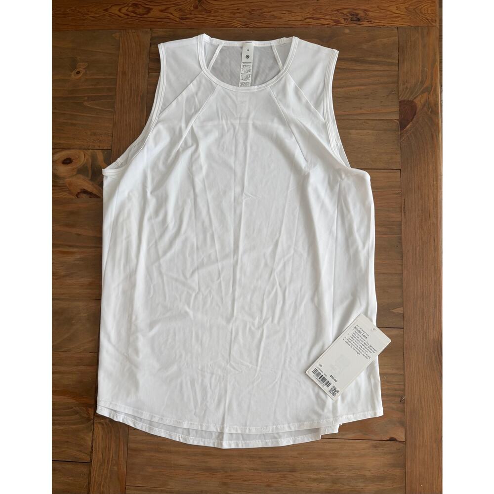 Lululemon Sculpt Tank Top White Size 10 NWT